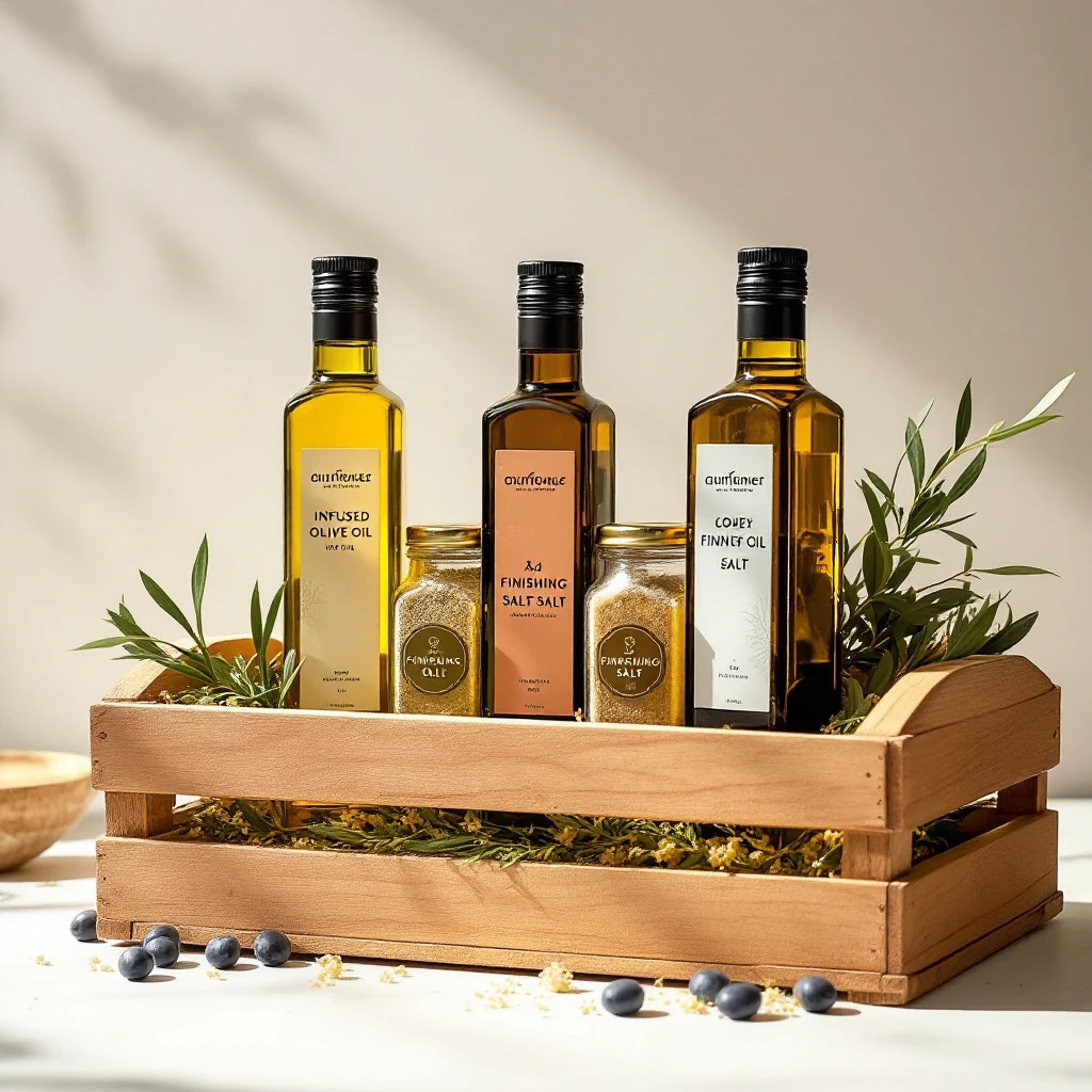 The Finishing Set in a crate